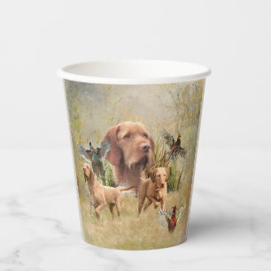 Gobelets En Papier La À poils durs hongroise Vizsla