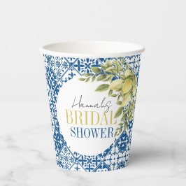 Gobelets En Papier La dolce Vita Italian Bridal Shower