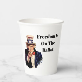 Gobelets En Papier La Liberté Est Au Vote En 2026