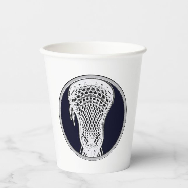 Gobelets En Papier Lacrosse (Recto)