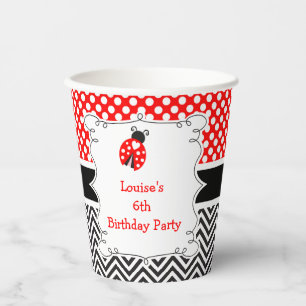 Gobelets En Papier Ladybug Ladybird Birthday Party