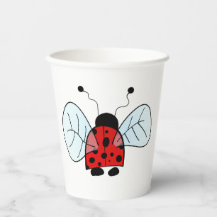 Gobelets En Papier Lampe de table coccinelle