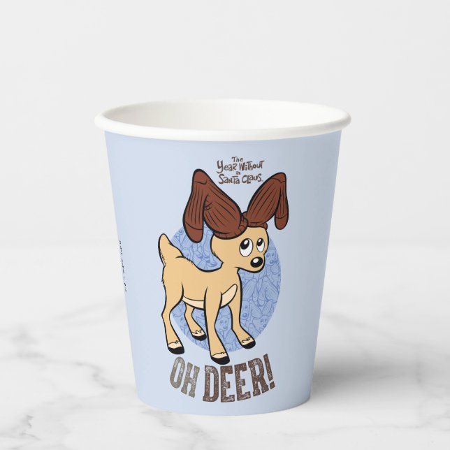 Gobelets En Papier L'ANNÉE SANS SANTA CLAUS™ | Vixen "Oh Deer" (Recto)