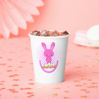 Gobelets En Papier Lapin mignon
