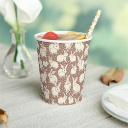 Gobelets En Papier Lapin Moulin Moulin Bonanza - Mocha Mousse.