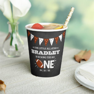 Gobelets En Papier Le Big One Football 1er anniversaire
