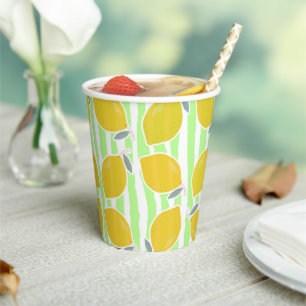 Gobelets En Papier Lemonade d'été
