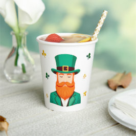 Gobelets En Papier Leprechaun Clover Shamrock Patrick's Day