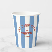 L'équipage Cabine Custom Crest Blue Park Stripe