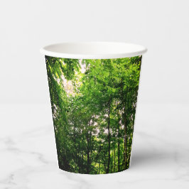 Gobelets En Papier Les arbres verts