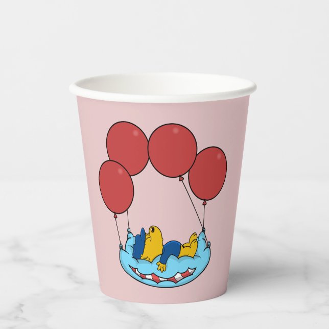 Gobelets En Papier Les ballons Coussins de Ferald (Recto)