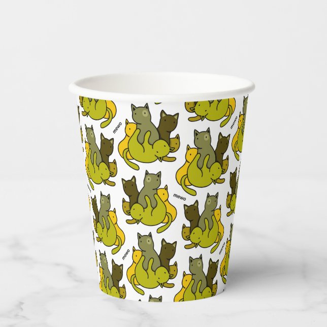 Gobelets En Papier Les chatons d'olive (Recto)