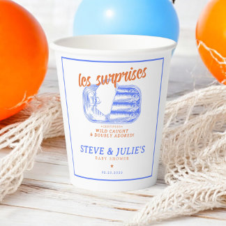 Gobelets En Papier Les Sardines Poisson Twins Triplets Multiples