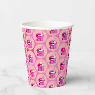 Gobelets En Papier Lèvres