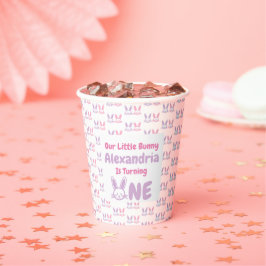 Gobelets En Papier Little Bunny 1er anniversaire