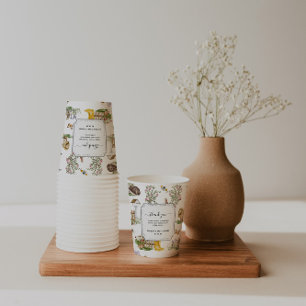 Gobelets En Papier Little Wonders Baby shower Spring Garden