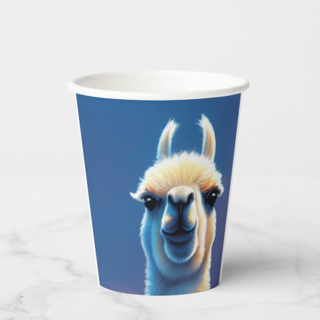 Gobelets En Papier Llama (Recto)
