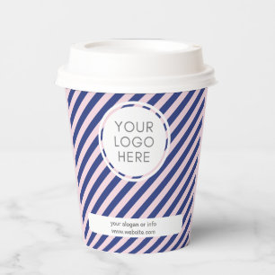 Gobelets En Papier Logo de l'entreprise Tasses de papier d'entrepri
