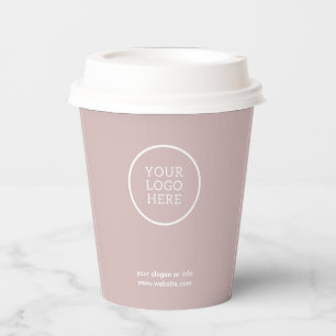 Gobelets En Papier Logo d'entreprise Design moderne professionnel