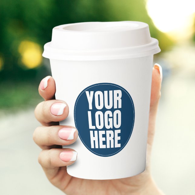 Gobelets En Papier Logo d'entreprise Photo personnalisée de l'entrepr (company business logo paper cup)