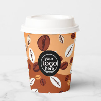 Gobelets En Papier Logo Personnalisé Café Papier Coupe 8oz