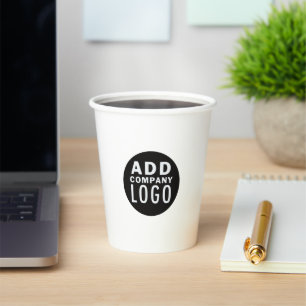 Gobelets En Papier Logo professionnel minimaliste simple