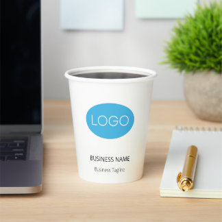 Gobelets En Papier Logo professionnel personnalisé
