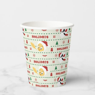 Gobelets En Papier LOONEY TUNES™ SYLVESTER™ & TWEETY™ Motif de vacanc