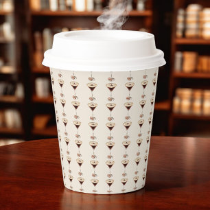 Gobelets En Papier Love is Brewing Espresso Martini Enterrement de Vi