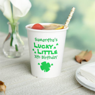 Gobelets En Papier Lucky Little Birthday