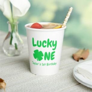 Gobelets En Papier Lucky One 1er anniversaire