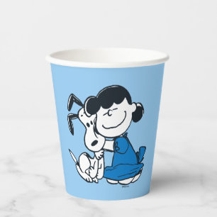 Gobelets En Papier Lucy Hugging Snoopy