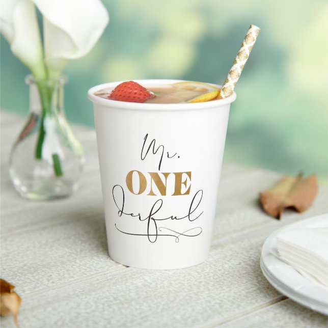 Gobelets En Papier M. Onederful Paper Cups (Insitu)