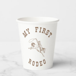 Gobelets En Papier Ma première coupe de cowboy rodéo