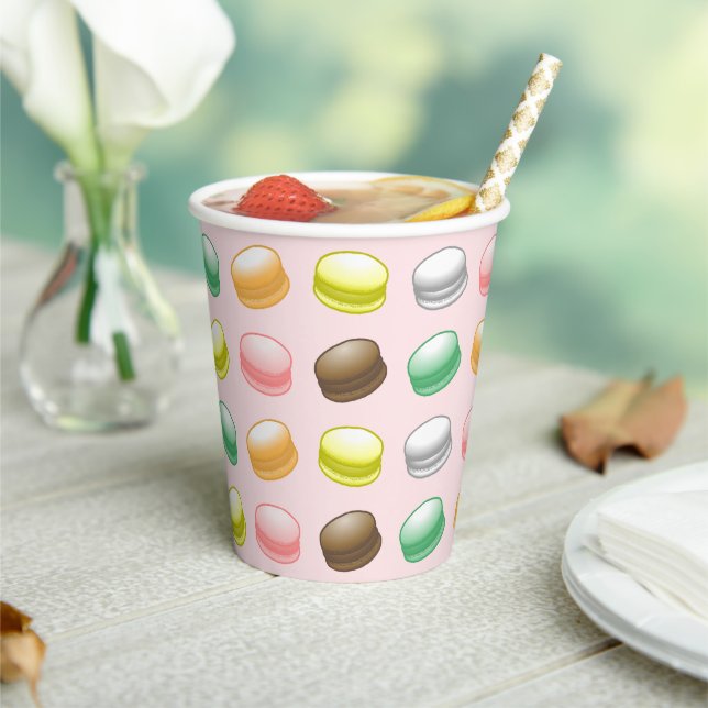 Gobelets En Papier Macarons Sweet 16 Party (Insitu)