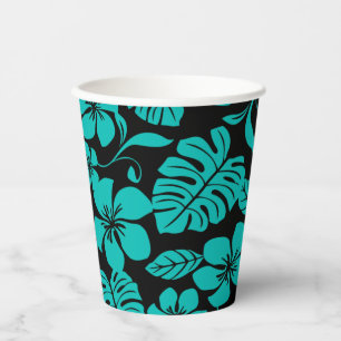 GOBELETS EN PAPIER MAILLOT DE BAIN ROSE (NOIR/SARCELLE)