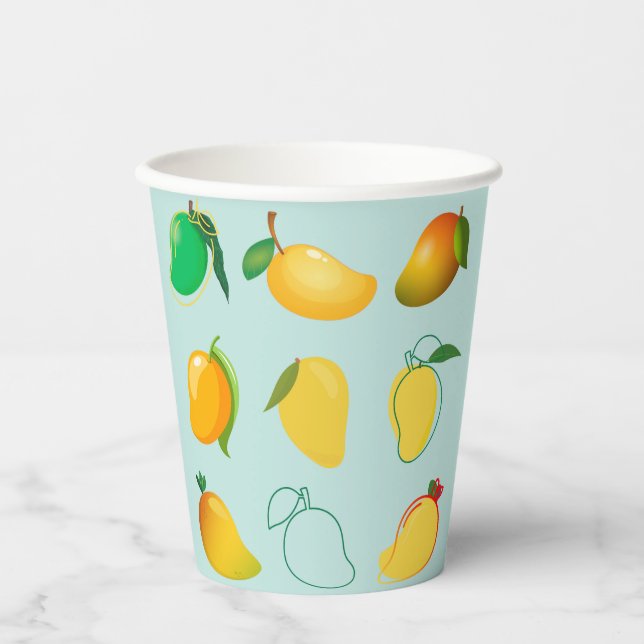 Gobelets En Papier Mango frais (Recto)