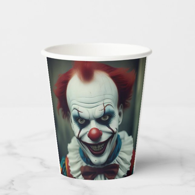 Gobelets En Papier manier des tasses de papier clown (Recto)
