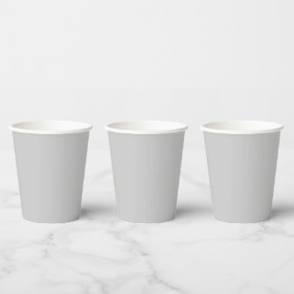 Gobelets En Papier Mariage argenté