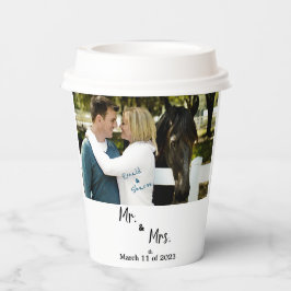 Gobelets En Papier Mariage avec photo