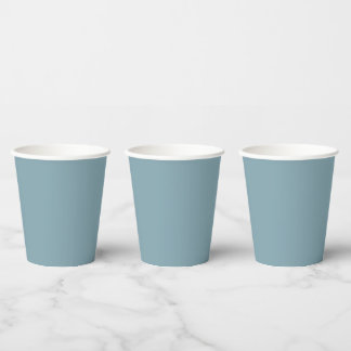 Gobelets En Papier Mariage bleu