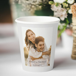 Gobelets En Papier Mariage photo spécifique au client