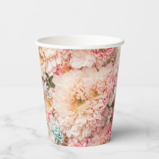 Gobelets En Papier Marie Antoinette Floral