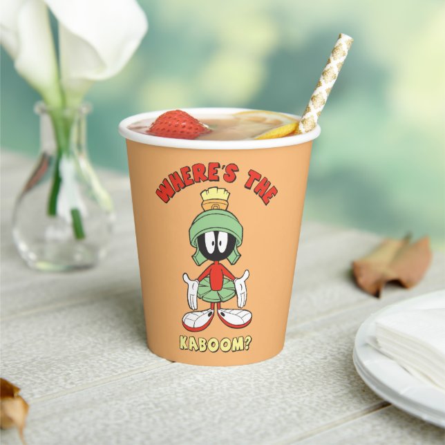 Gobelets En Papier MARVIN LE MARTIAN™ Où est le Kaboom ? (Insitu)