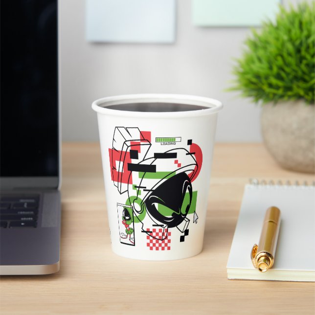 Gobelets En Papier MARVIN THE MARTIAN™ Glitch (Insitu)