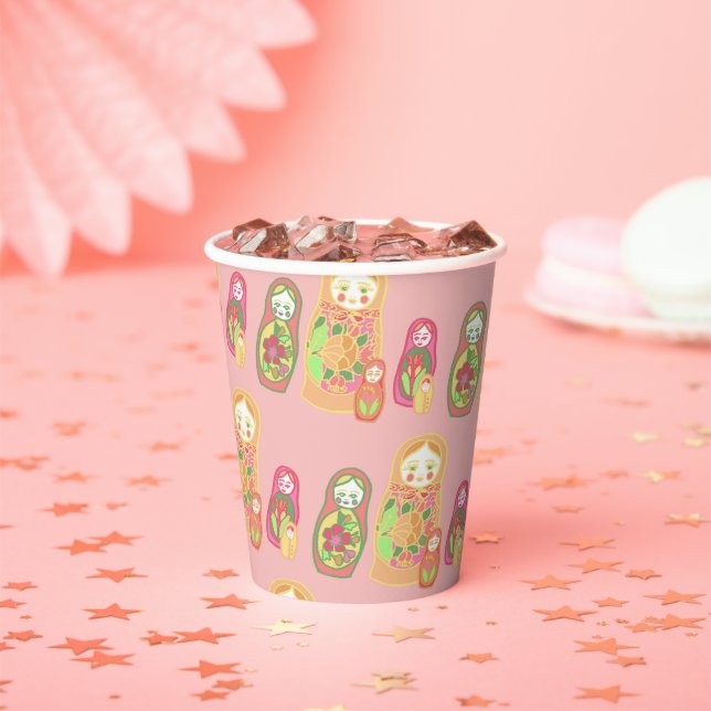 Gobelets En Papier Matryoshka (Insitu)