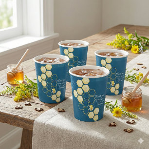 Gobelets En Papier Merci pour l'abeille ici tasse de papier