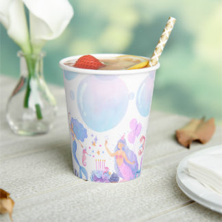 Gobelets En Papier Mermaid Birthday