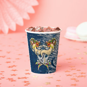 Gobelets En Papier Mermaids - Design nautique pour les amoureux des o