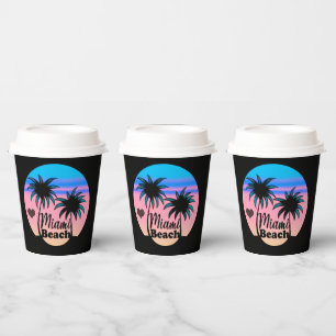 Gobelets En Papier Miami Beach